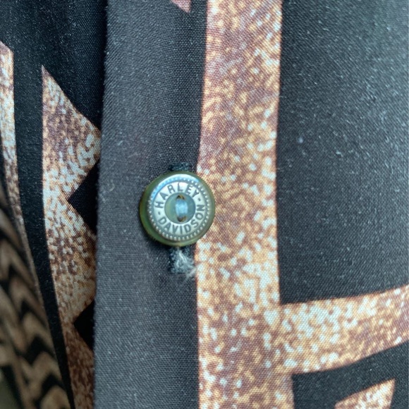 Harley-Davidson Motorcycles Hawaiian Shirt Tribal - Picture 4 of 10